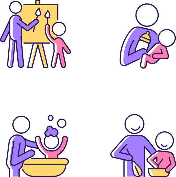 亲子绑定RGB颜色图标设置图片下载