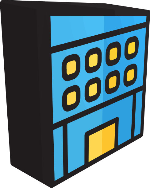 3d和标志建筑风格图标完美图片下载