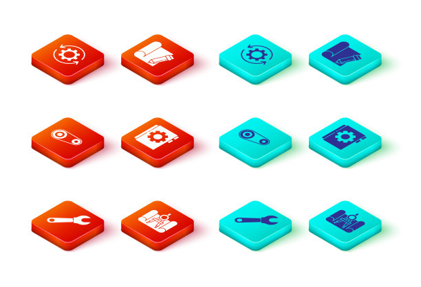 固定扳手、扳手、画纸和圆规图片下载