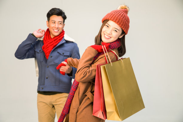快乐情侣购物图片下载