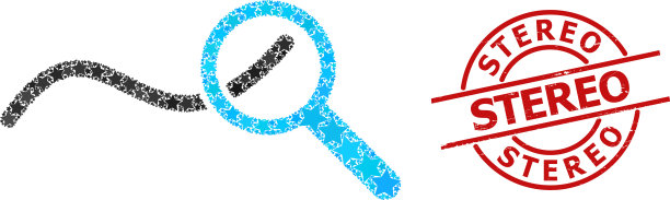 探索波浪图，星星马赛克和立体声垃圾图片下载