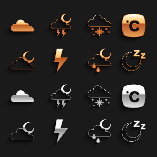 设闪电摄氏时间以睡云图片下载