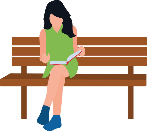 公园的长椅上图片下载