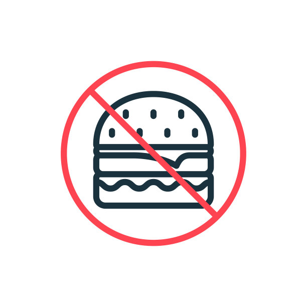 不健康禁食线图标禁食图片下载