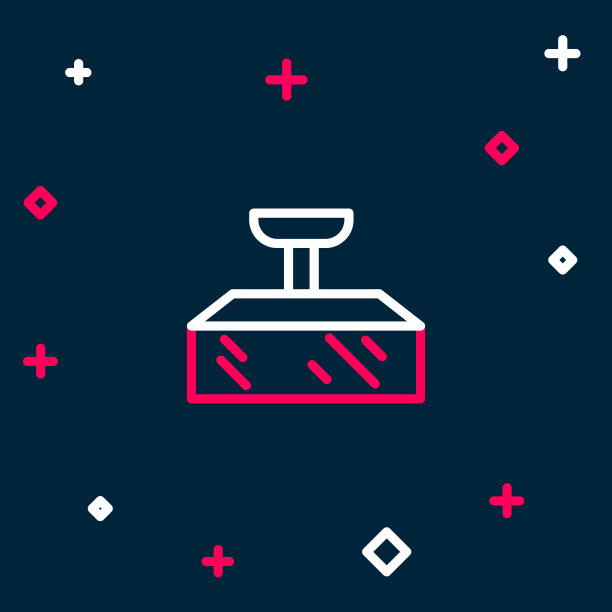 线工作室灯泡在软盒图标隔离上图片下载