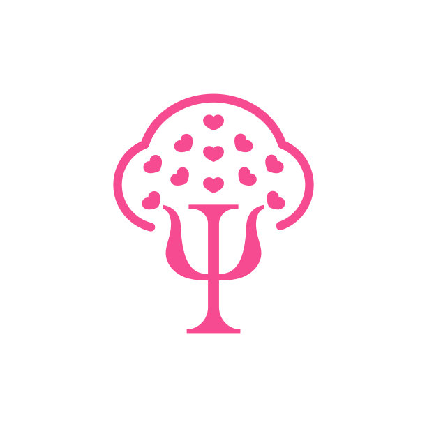 团体治疗图标。桃心符号图片下载