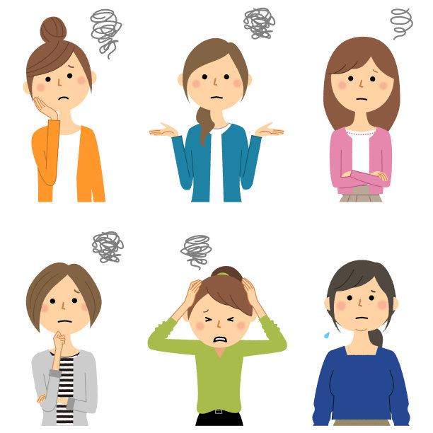 陷入困境的年轻女性图片下载