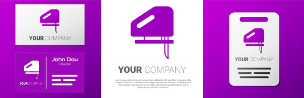 带有锋利钢刀的标识式电动拼图图片下载