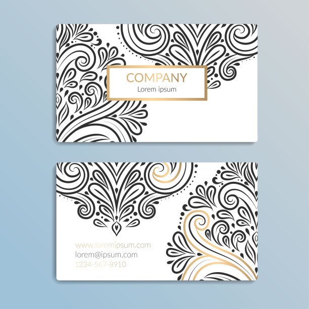 豪华的名片。向量点缀模板。伟大的邀请，传单，菜单，背景，墙纸，装饰，包装或任何想要的想法。图片下载