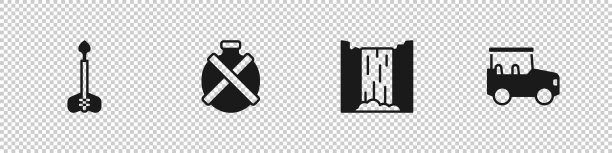 设箭水壶瀑布和水瓶图片下载