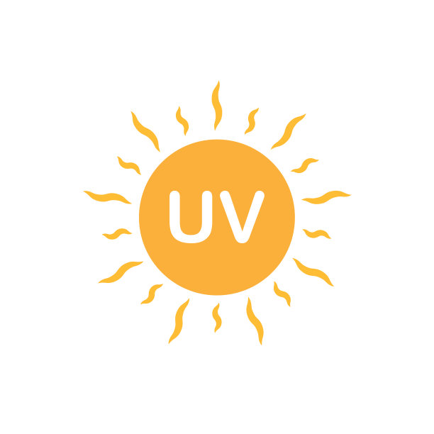 UV辐射图标矢量太阳紫外线符号，用于平面设计，logo，网站，社交媒体，移动应用程序，UI插图。图片下载