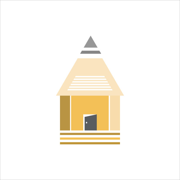 铅笔房子Logo设计图片下载