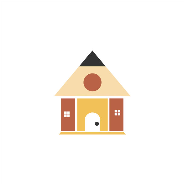 铅笔房子Logo设计图片下载