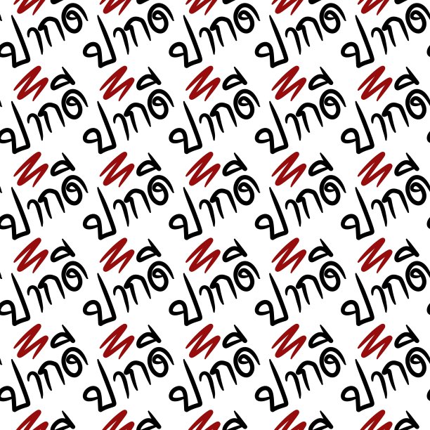 text无缝模式Bed Mouth(泰语)图片下载