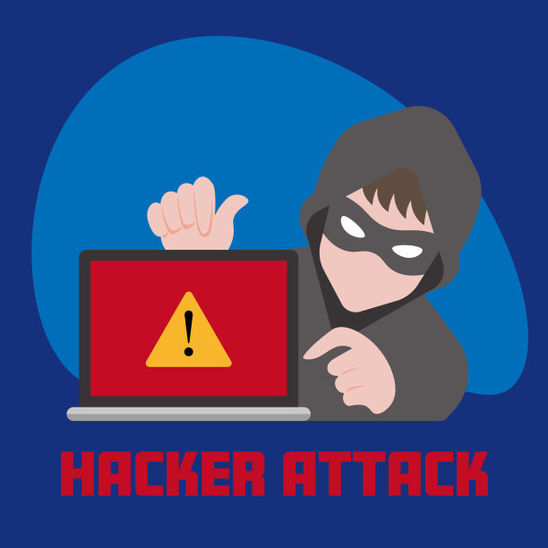 黑客攻击。图片下载