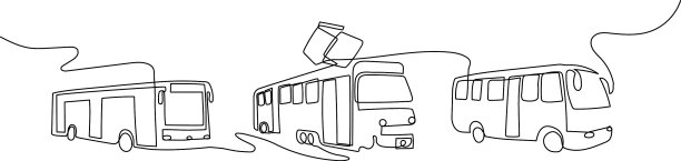 公共交通连续线路绘制集一图片下载