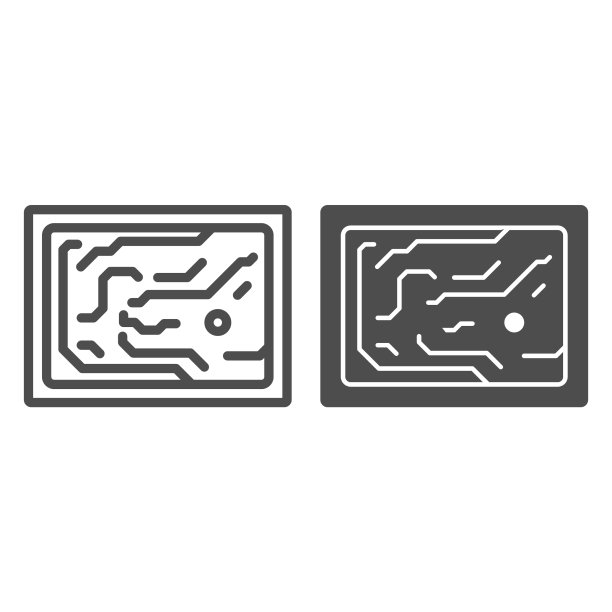 印制电路板简化图线和图片下载