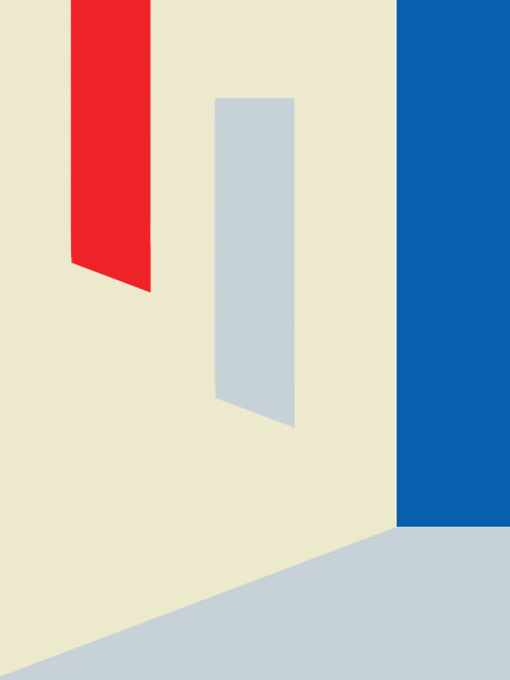 平面极简走廊，极简设计艺术。的海报图片下载