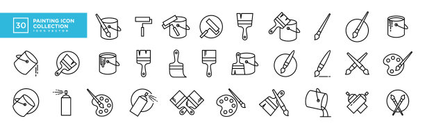 画图标集合图片下载