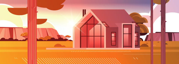 带有全景窗户的夹芯板的现代住宅，环保住宅建筑模块化住房图片下载