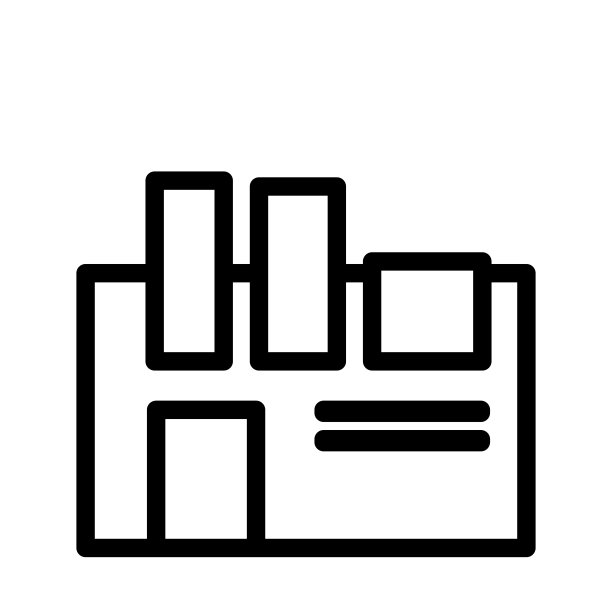 房子矢量图标。建筑轮廓黑色轮廓符号。孤立的矢量图。时尚的风格设计图片下载