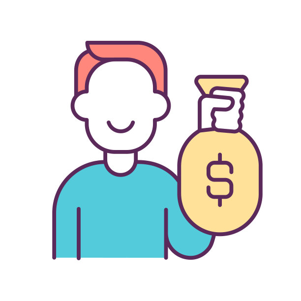 富人RGB彩色图标图片下载