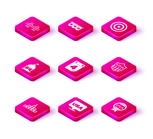 设置城市景观美国独立日白色图片下载