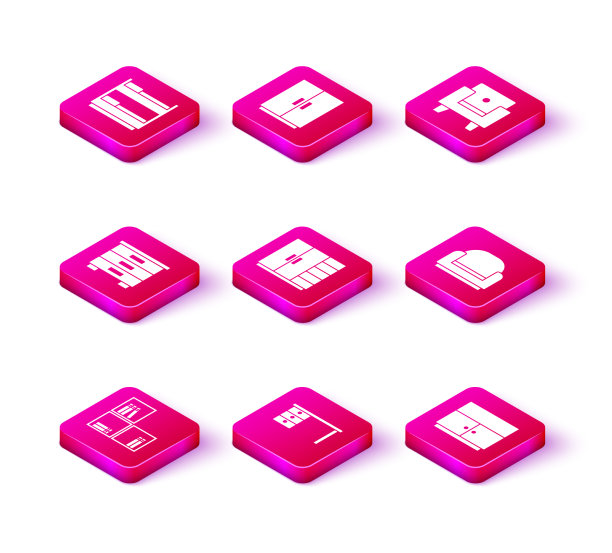 将书架与书籍、办公桌椅、家具组合在一起图片下载