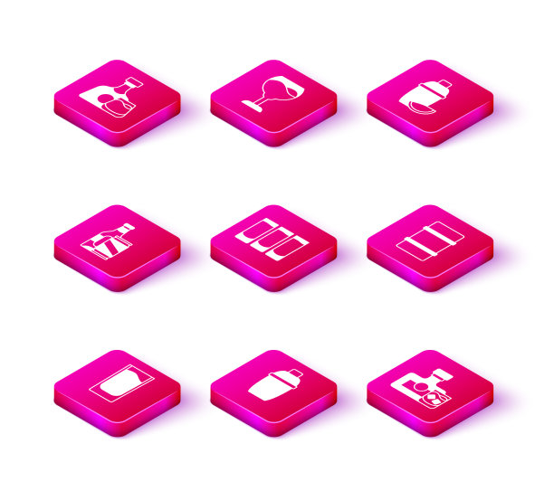 小酒杯，鸡尾酒调酒器，啤酒瓶和图片下载