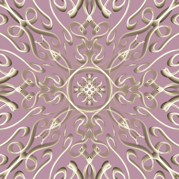 无缝装饰抽象花卉图案图片下载