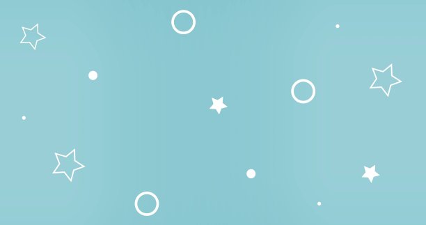 圣诞节的背景是星星和雪花。孟菲斯风格图片下载