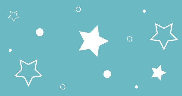 圣诞节的背景是星星和雪花。孟菲斯风格图片下载