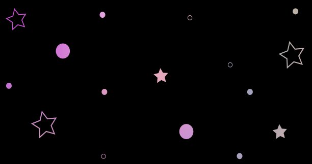 圣诞节的背景是星星和雪花。孟菲斯风格图片下载