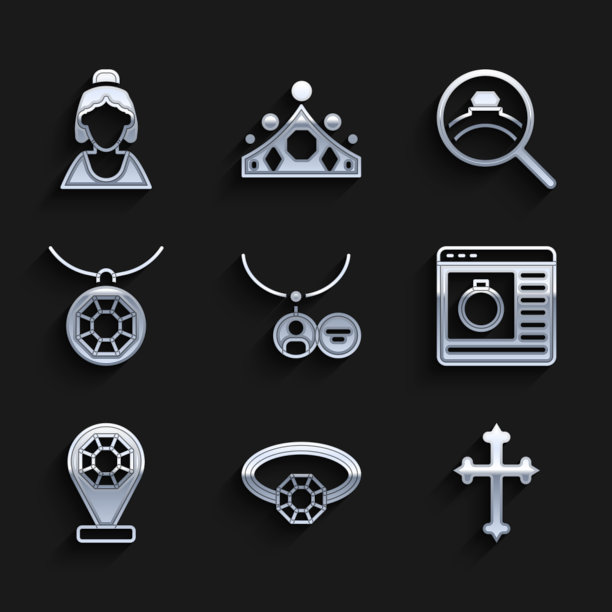 把吊坠放在项链上，钻石订婚戒指图片下载