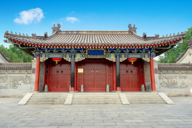 大仙寺位于中国西安，已有1350多年的历史。图片下载