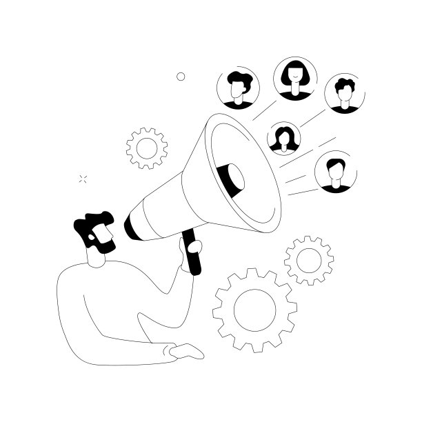 多元化营销抽象概念矢量插图。图片下载