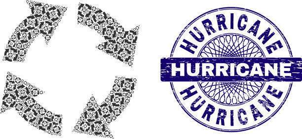 循环分形拼贴的循环图标图片下载