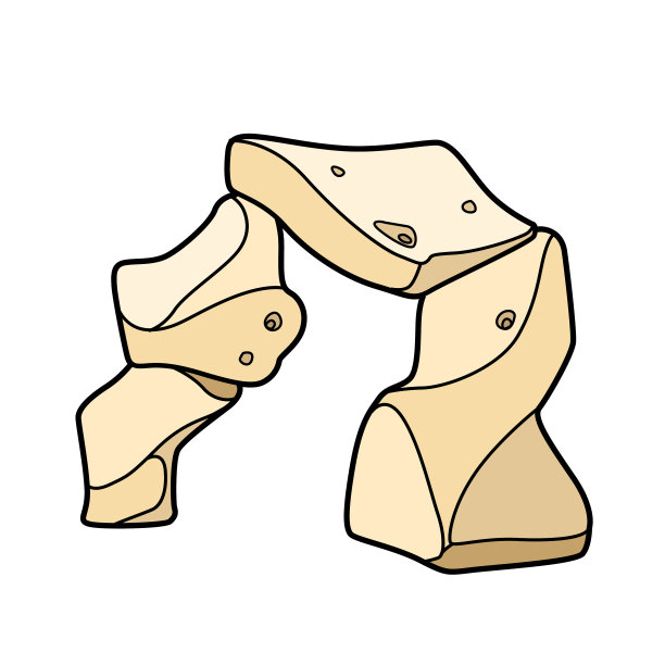 装饰拱由石材颜色变化而成图片下载