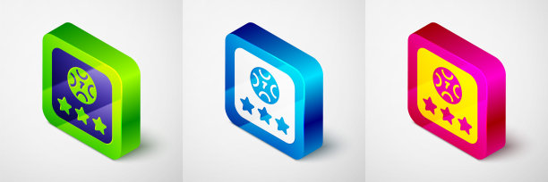 等距在线扑克桌游戏图标隔离在灰色背景。在线赌场。方形按钮。向量图片下载