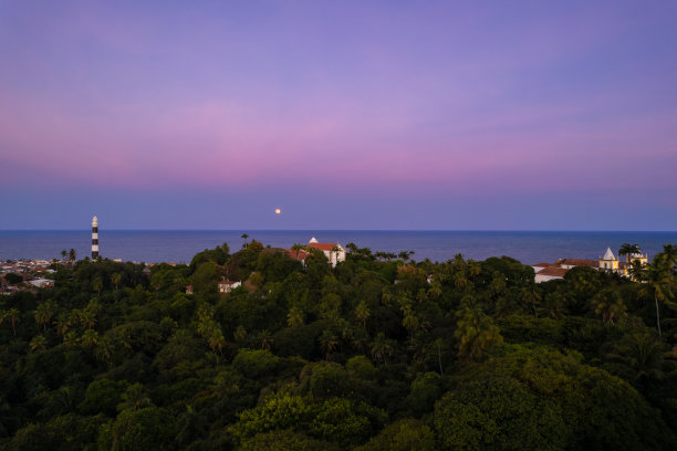 伯南布哥Olinda的鸟瞰图图片下载