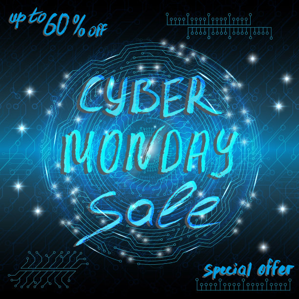 蓝色未来技术背景图片下载