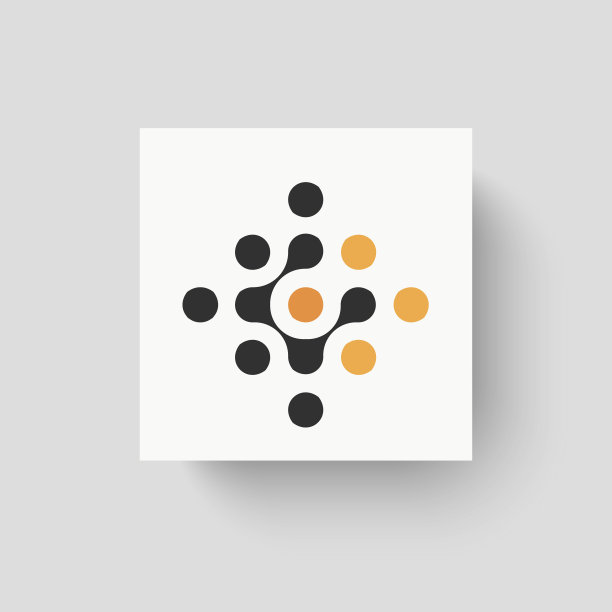 现代分子网络标志伟大设计为图片下载