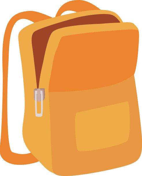 纺织学校双肩包图标卡通包图片下载