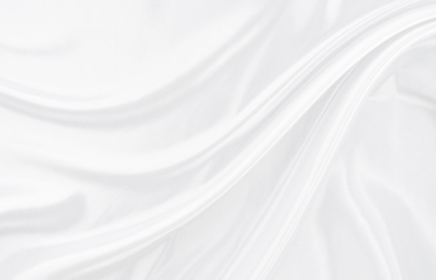 白色灰缎质地，即白色银白色的织物丝质背景，美丽柔和的模糊图案自然。图片下载
