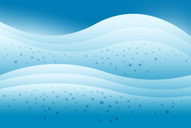 水滴与灯光，闪耀的海浪背景插图图片下载