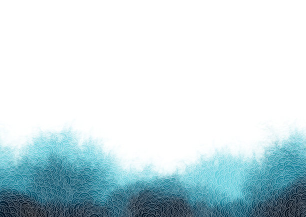 抽象海洋蓝色水彩底色，东方海浪纹理，用于海洋和暑假的装饰。图片下载