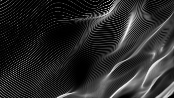 数字粒子波，数字网络空间背景图片下载