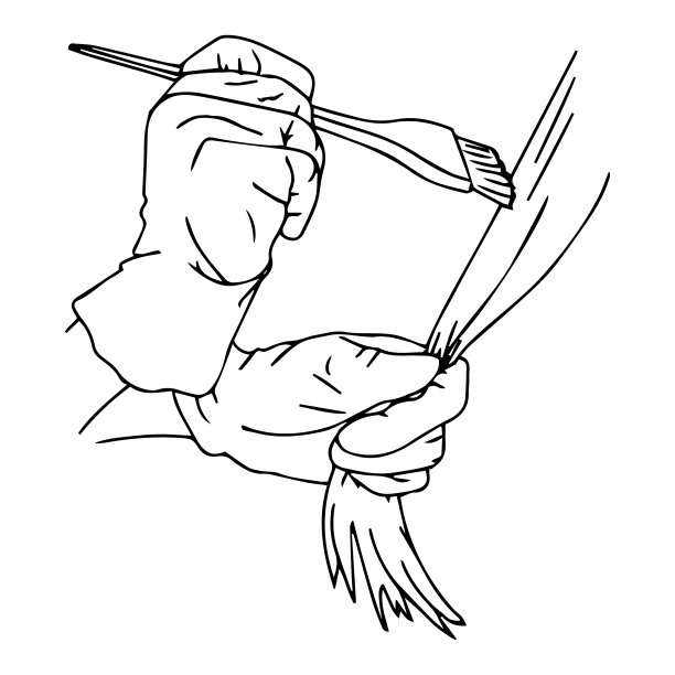 用刷子染发可以改变你的发型图片下载