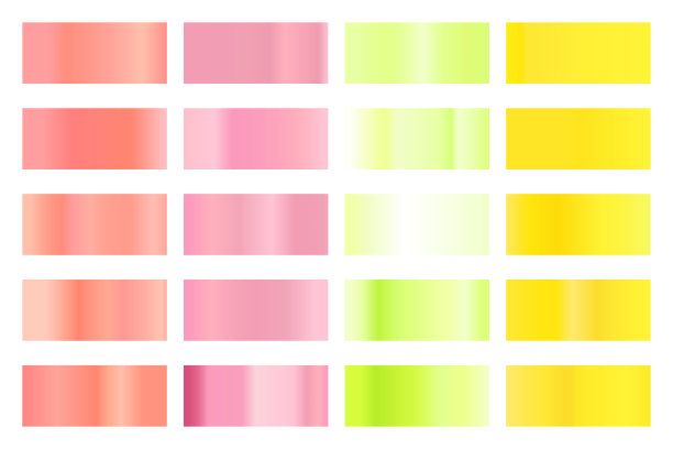 金属梯度收集与闪亮的色彩图片下载