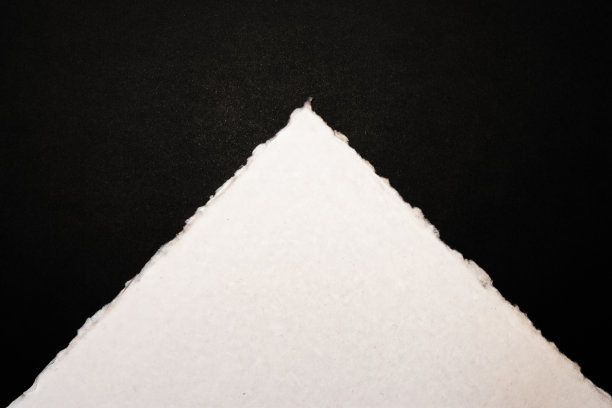 撕纸，撕纸边缘孤立白上黑，撕纸留有复制空间图片下载